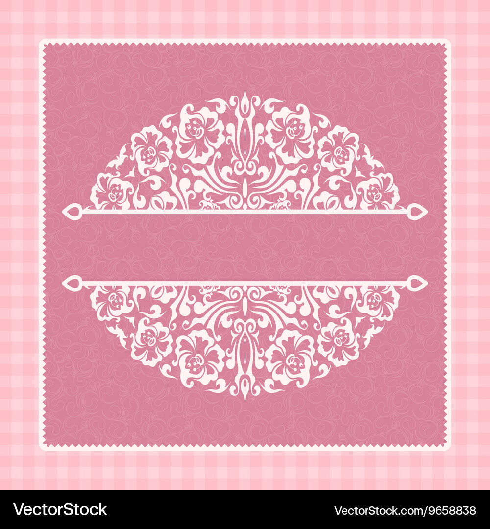 Light pink background with a pattern Vector Image