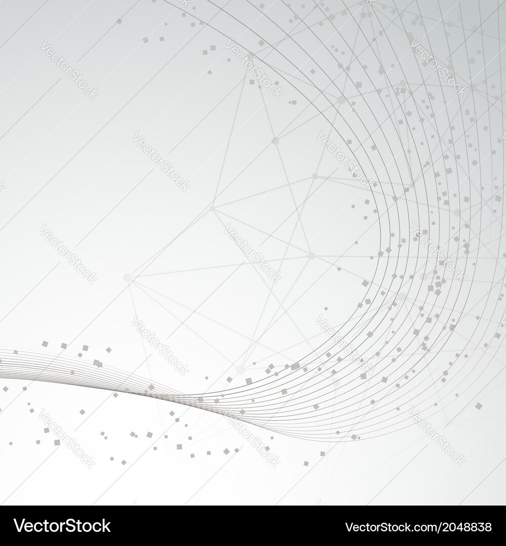 Modern halftone background with lines Vector Image