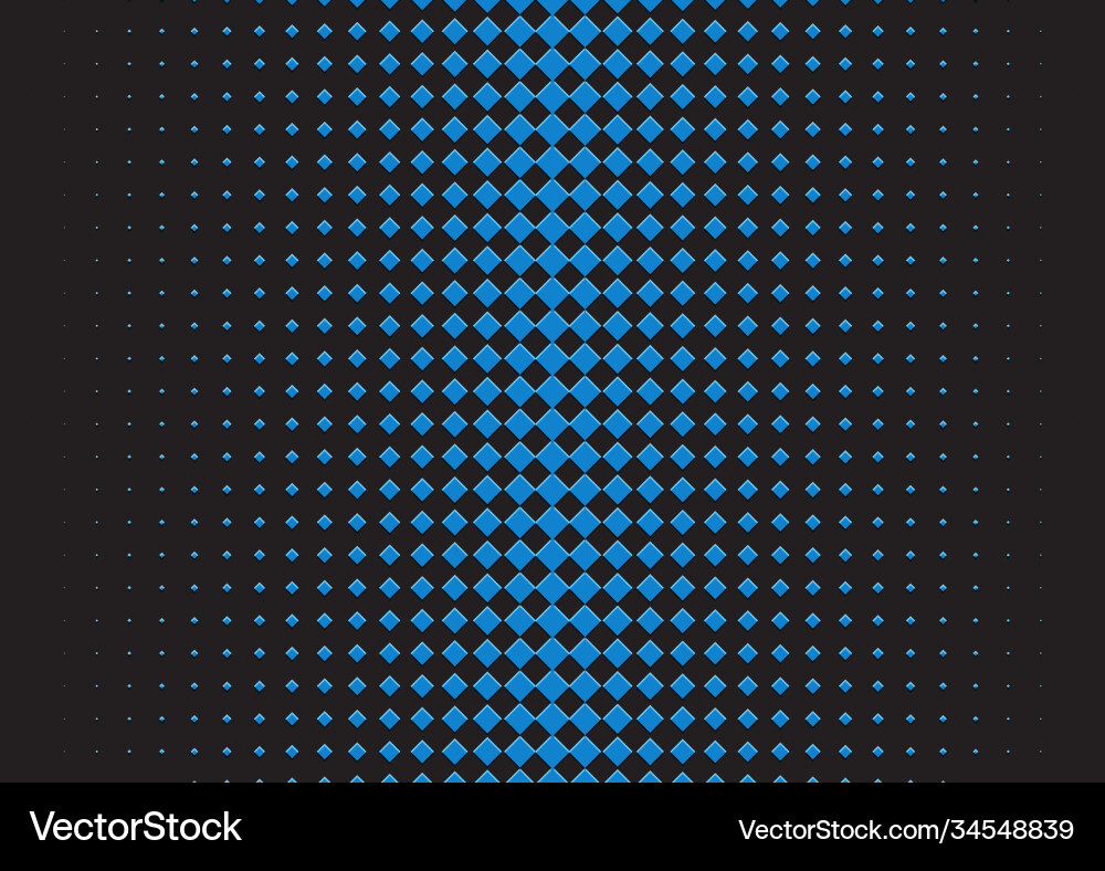 Abstract background with halftone square design vector image