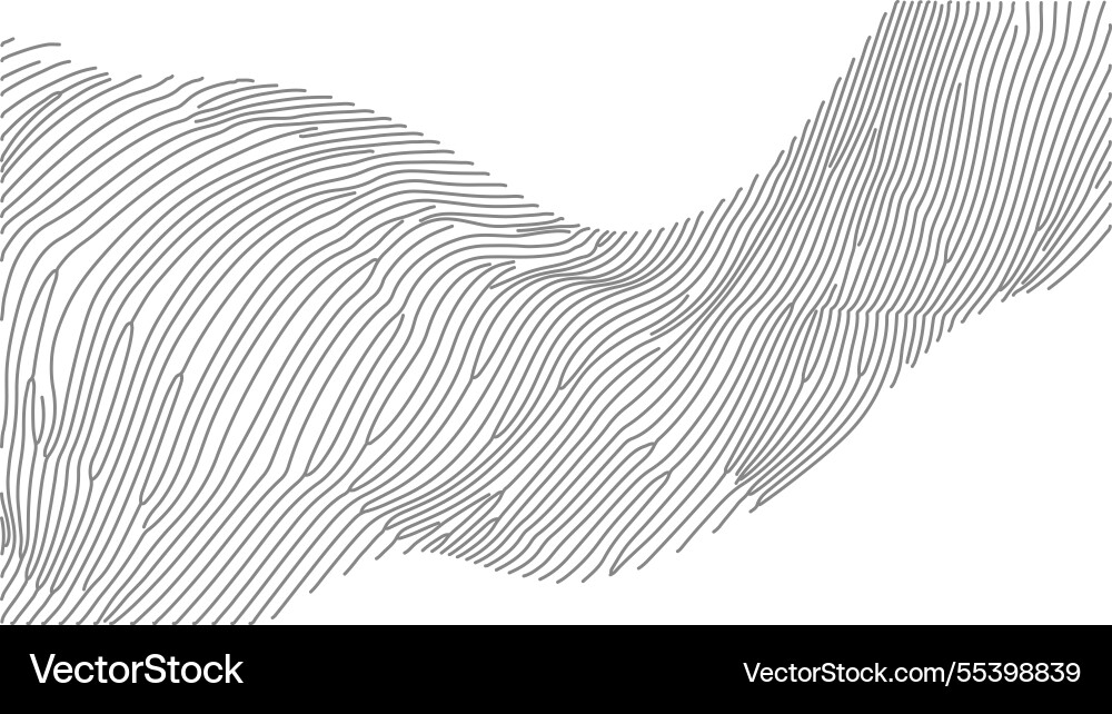 Abstract curved line pattern design gray flowing Abstract curved line pattern design gray flowing vector image