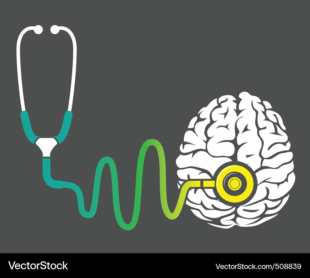 Brain Healthcare Instruments Vector Image