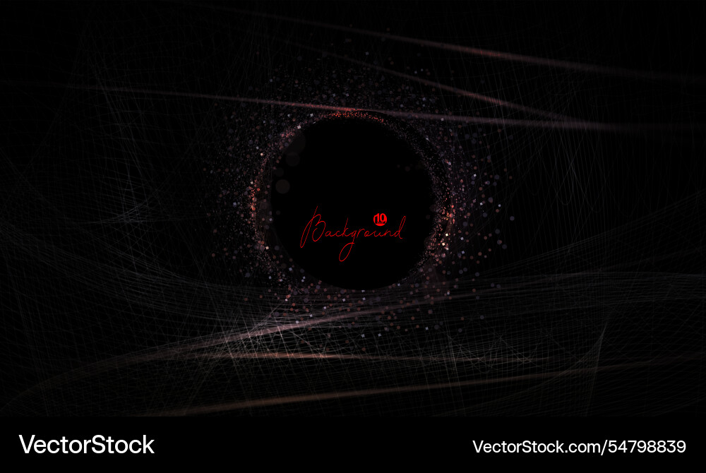Composition with a wavy mesh pattern round Composition with a wavy mesh pattern round vector image