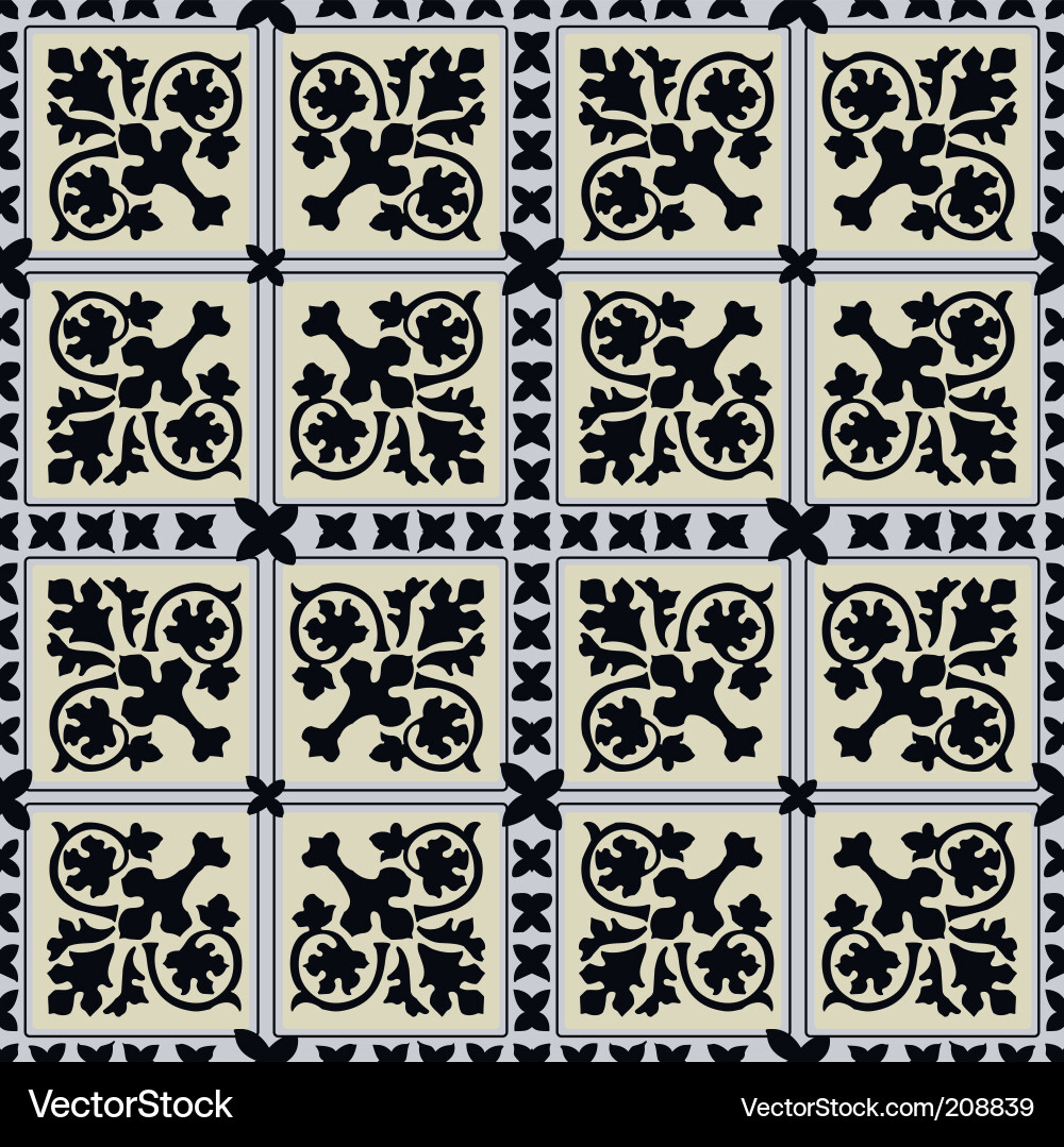 Crest pattern Vector Image