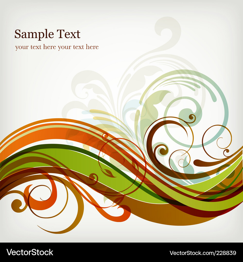 Dynamic Swirl Pattern Vector Image