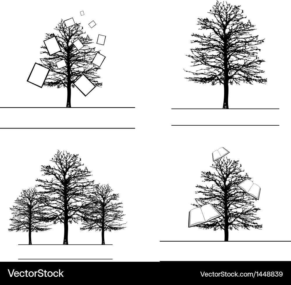 Tree Branch Set vector image