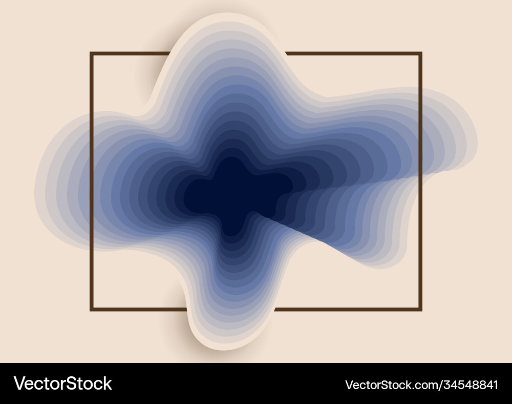Abstract background with blend design vector image