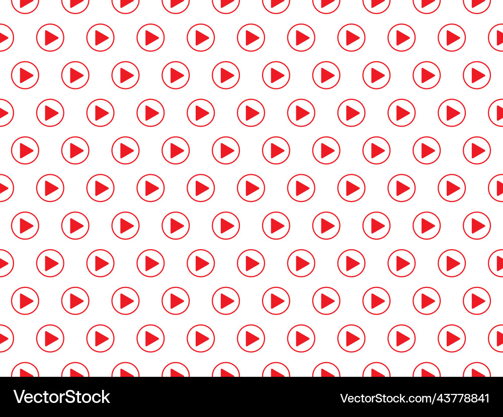 Play video button pattern texture for streaming vector image