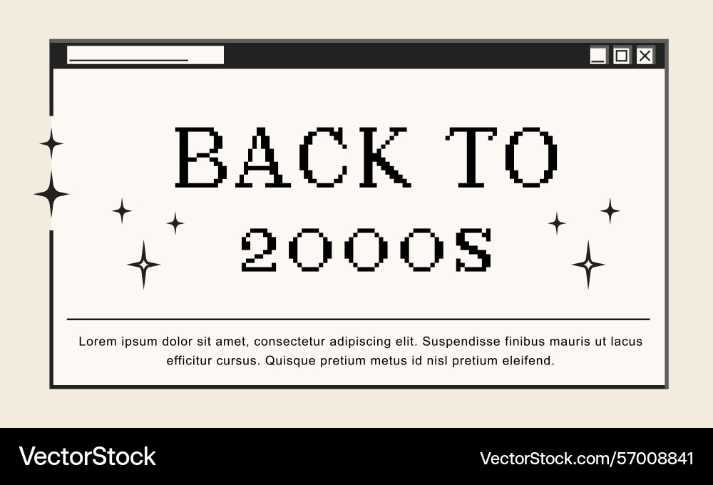 Retro computer window and dialogue screen Retro computer window and dialogue screen vector image