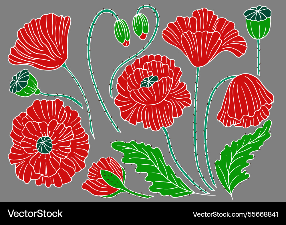 Set of color in hand draw style Set of color in hand draw style vector image