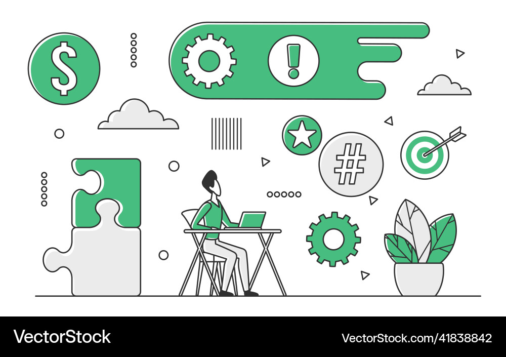Application development process Royalty Free Vector Image