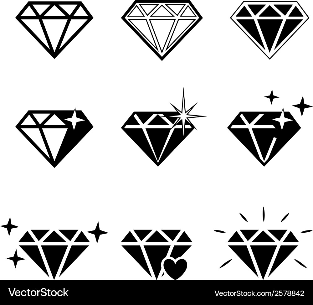 Diamond Royalty Free Vector Image - VectorStock
