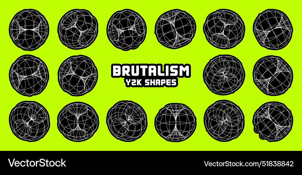 Wireframe lined shapes perspective mesh 3d grid Wireframe lined shapes perspective mesh 3d grid vector image