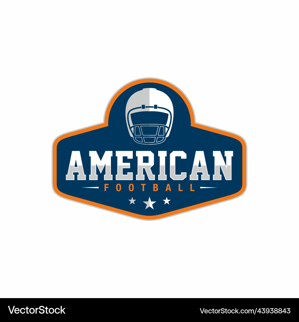 American Football Sport Logo und Badge American Football Sport Logo und Badge vektorbild
