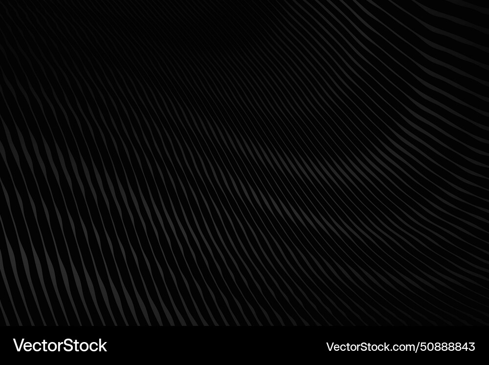Black background with line wave design Black background with line wave design vector image