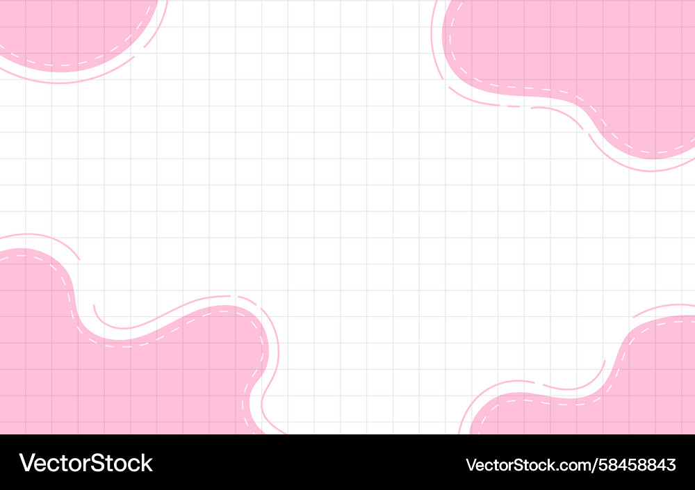 Colorful Blob Grid Background Vector Image