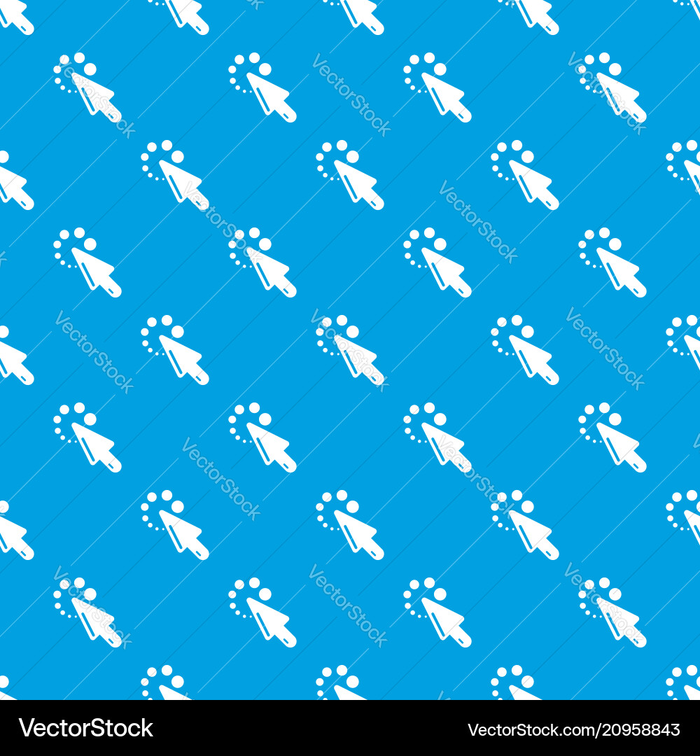 Cursor loading pattern seamless blue Cursor loading pattern seamless blue vector image