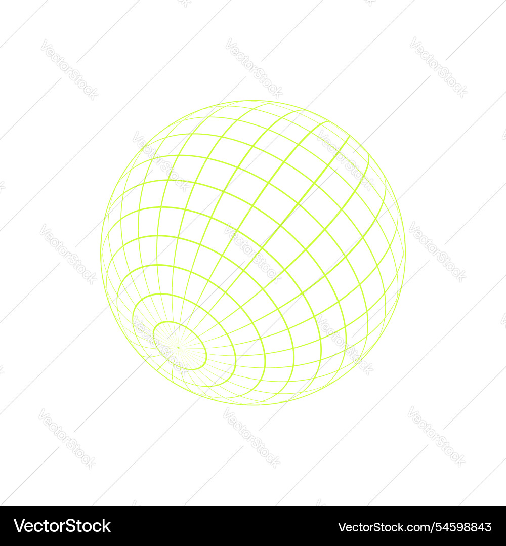 Y2k 3d mesh globe patch Y2k 3d mesh globe patch vector image