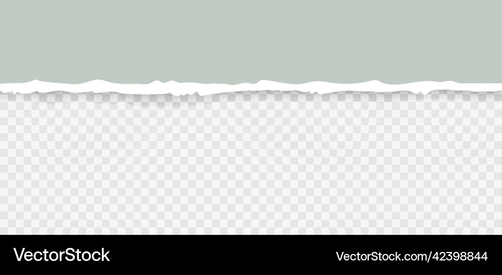 Torn paper with ripped edges and soft shadow Torn paper with ripped edges and soft shadow Vector Image
