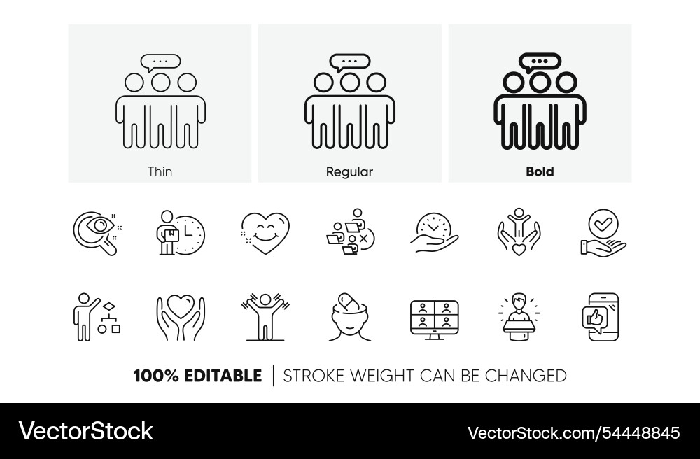 Mobile like video conference and algorithm line Mobile like video conference and algorithm line vector image