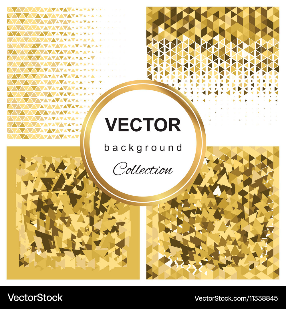 Triangle pattern mosaic background Vector Image