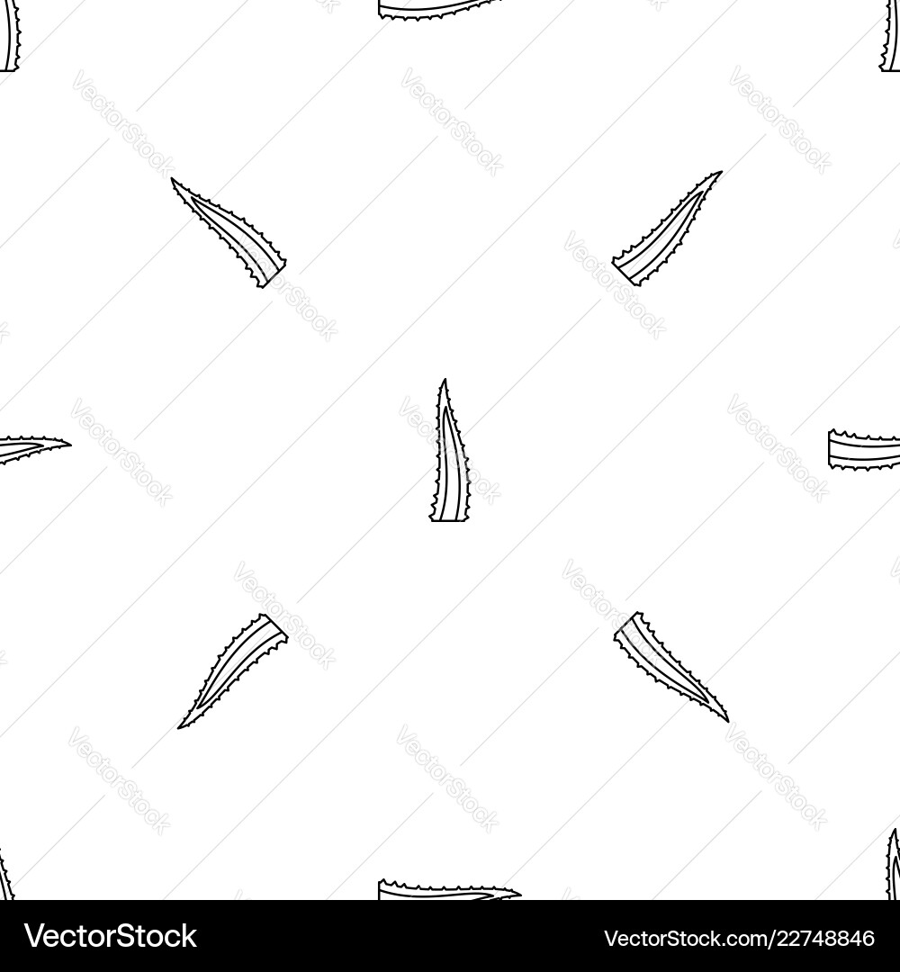 Aloe part pattern seamless Aloe part pattern seamless Vector Image
