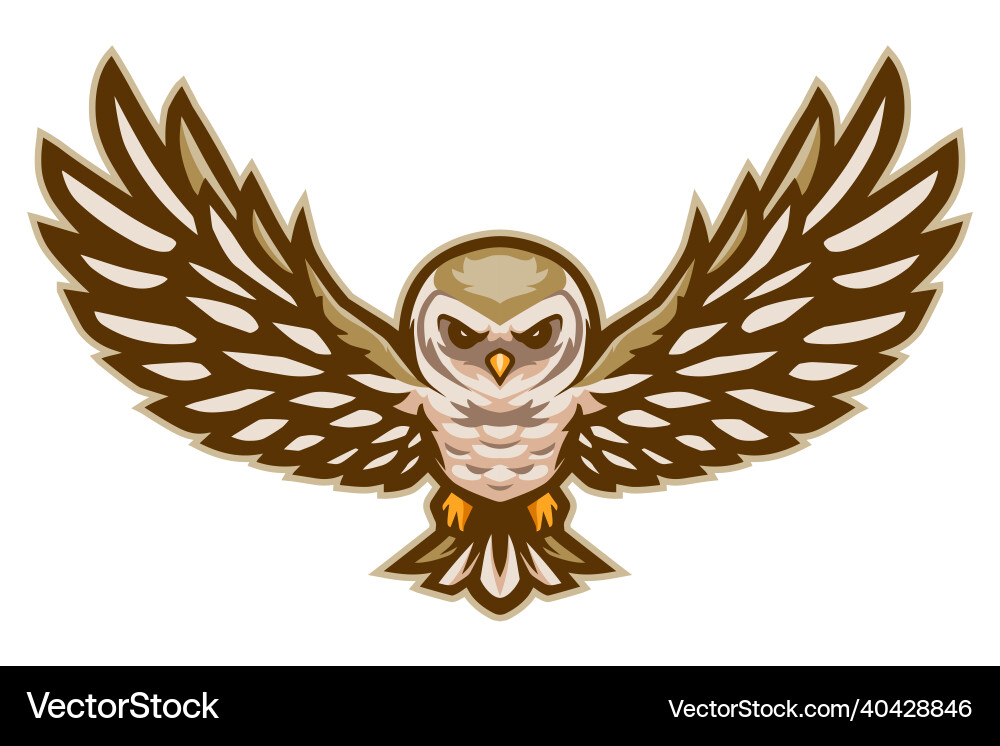Cartoon lustige Barn Eule fliegen Cartoon lustige Barn Eule fliegen vektorbild