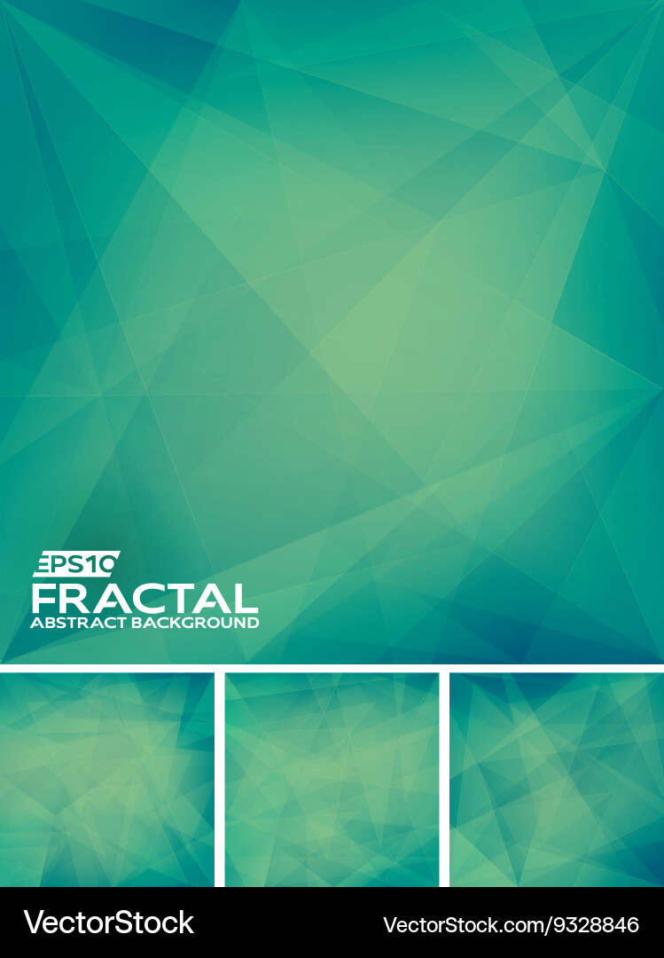 Fractal abstract background vector image
