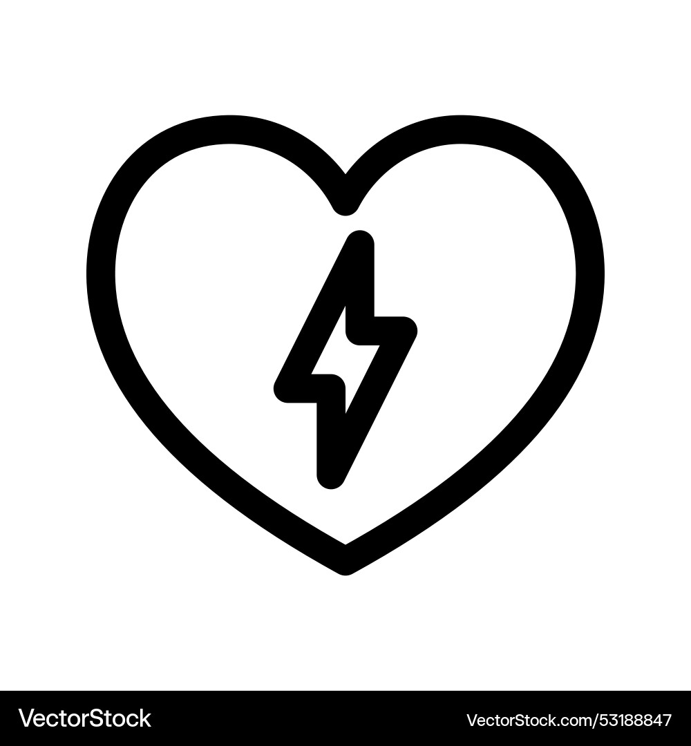 Automated External Defibrillator Icon vector image