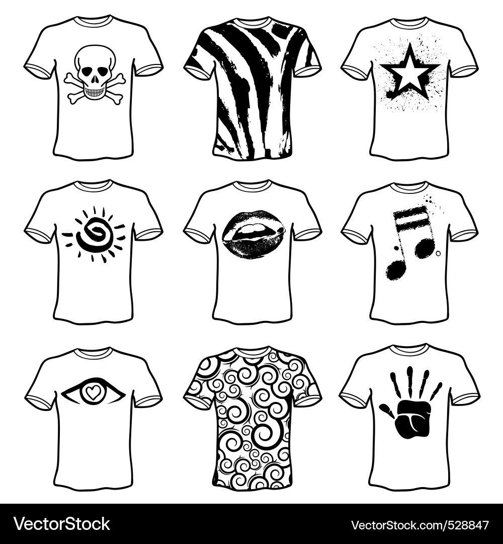 Clothing Set Royalty Free Vector Image Vectorstock