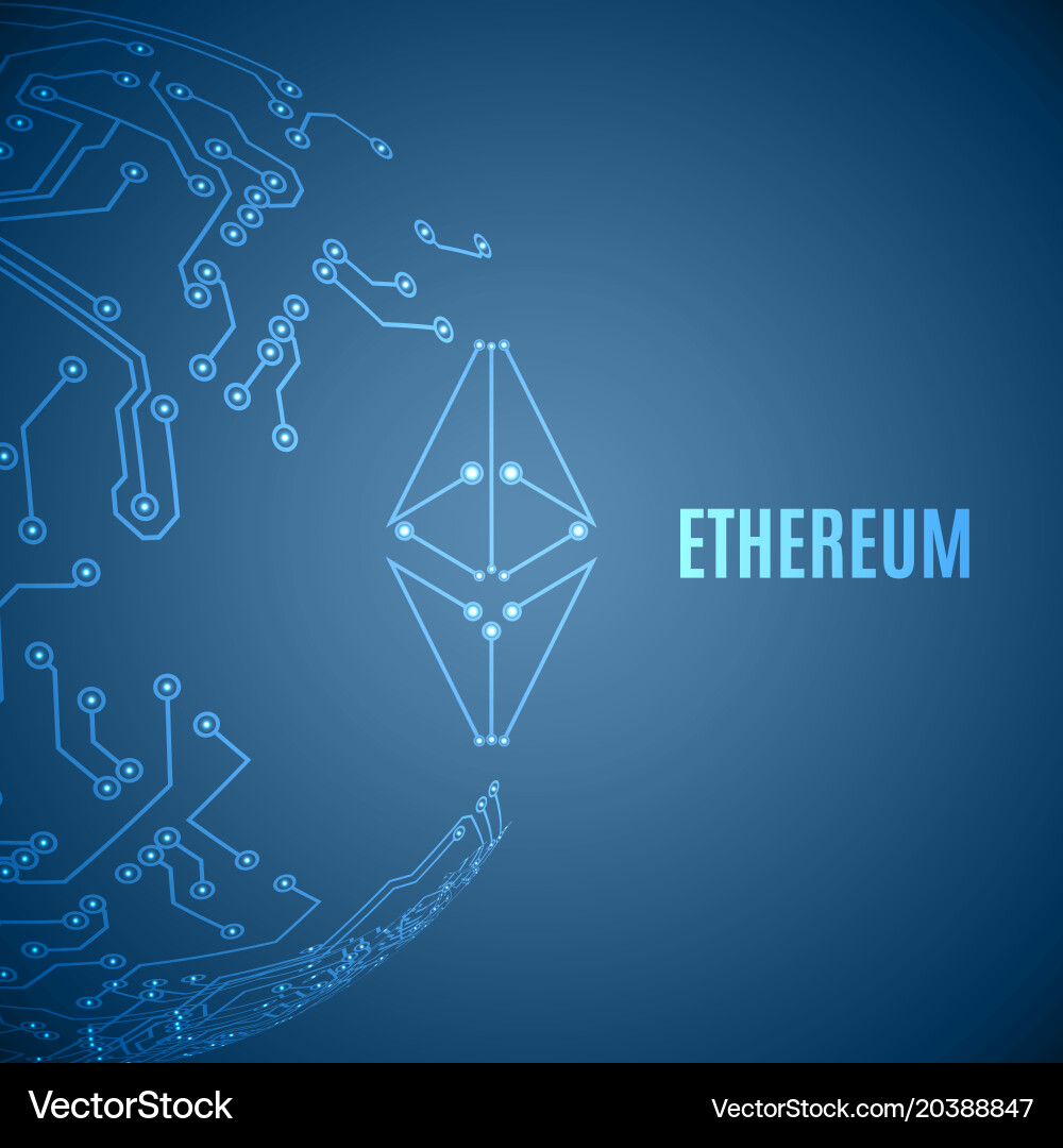 Ethereum Crypto Sign – Royalty-Free Vector | VectorStock