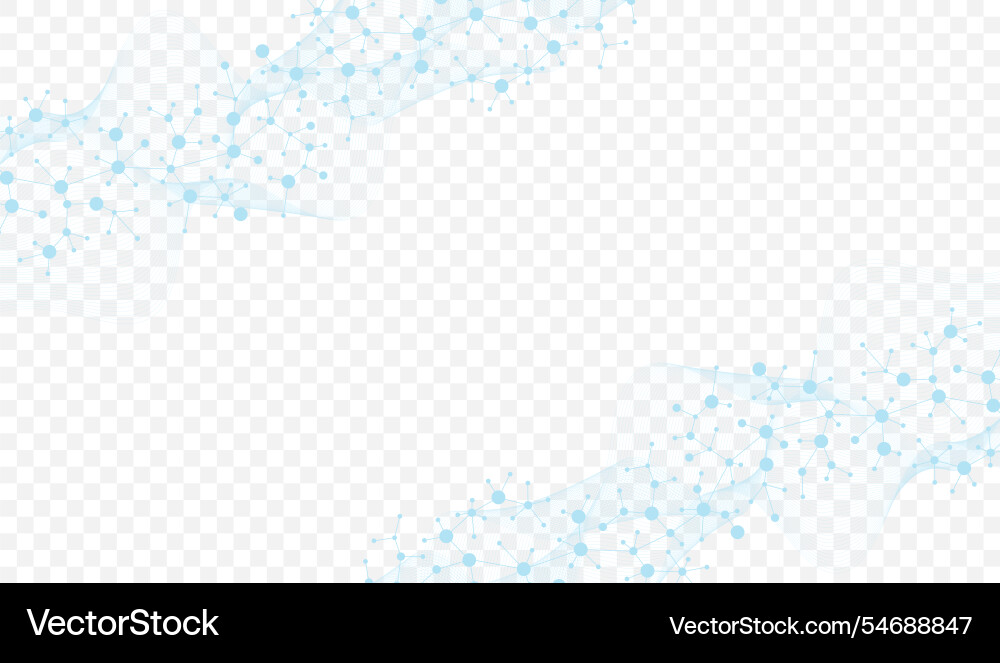 Molecular abstract structure background Molecular abstract structure background vector image