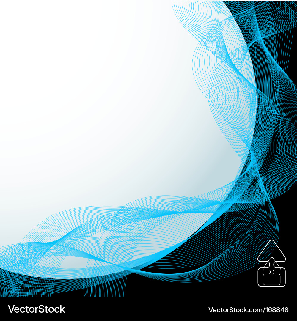 Dynamic Blue Abstract Background Vector Image