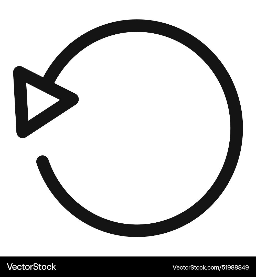 Undo Action-Pfeil-Ikone ideal zum Reversieren Undo Action-Pfeil-Ikone ideal zum Reversieren vektorbild