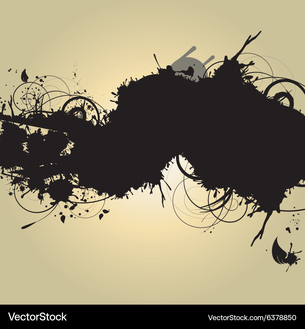 Abstract background with splash Vector Image