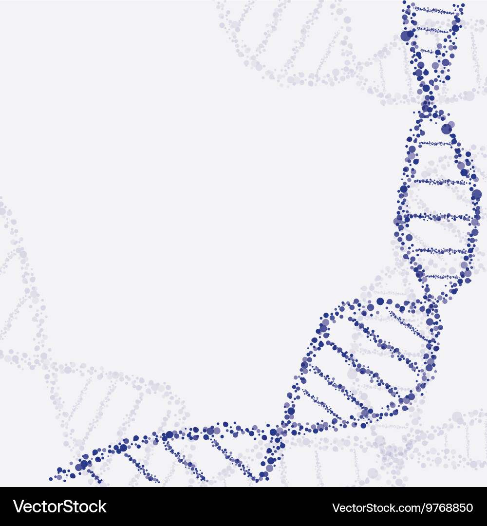 Molecular structure background Royalty Free Vector Image