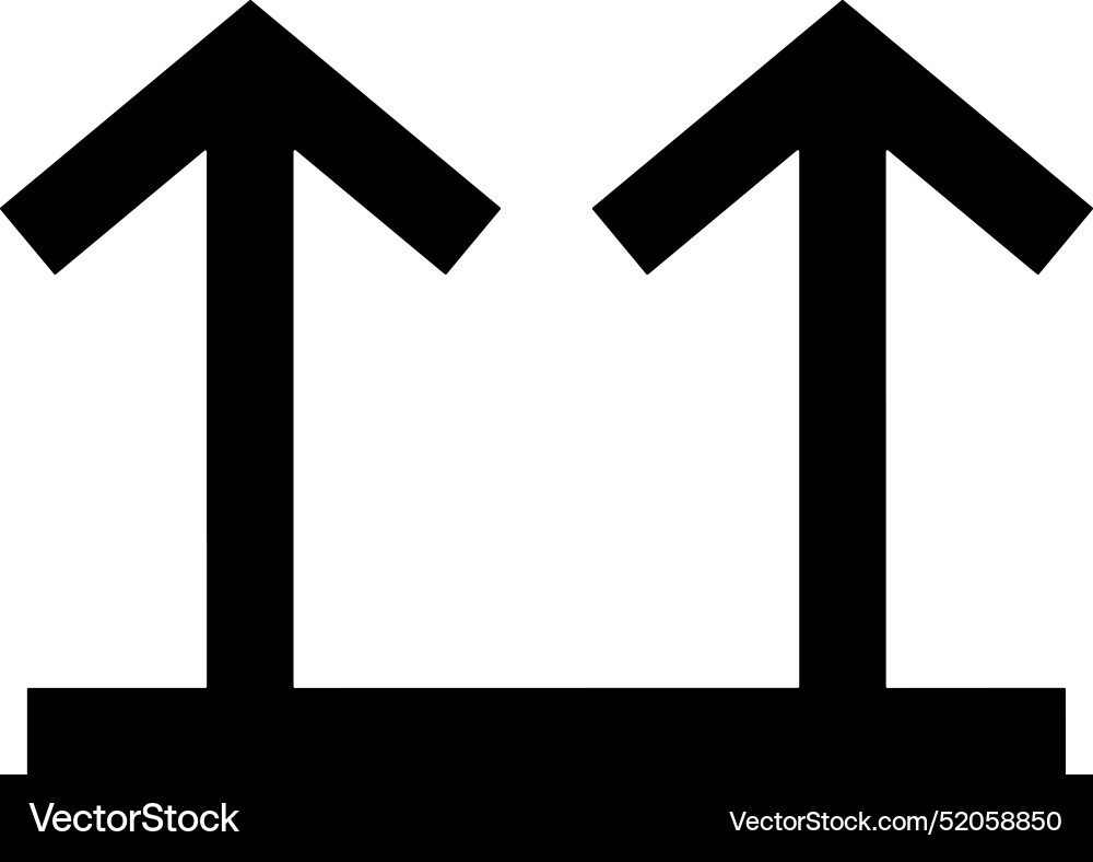 Upload outline icon symbol image Vector Image