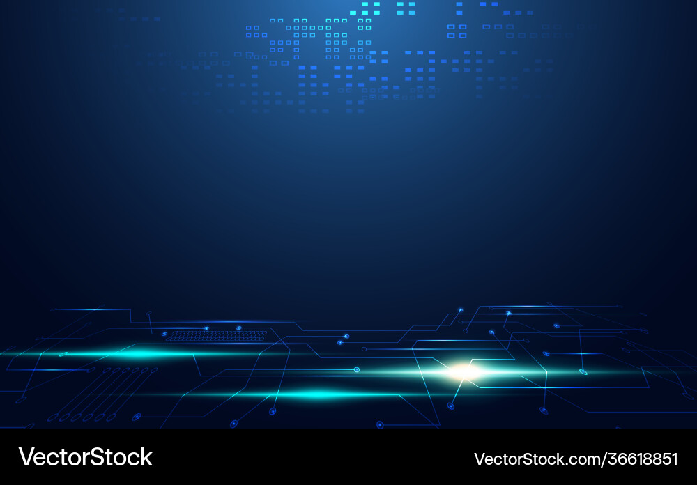 Modern abstract network science connection Modern abstract network science connection vector image