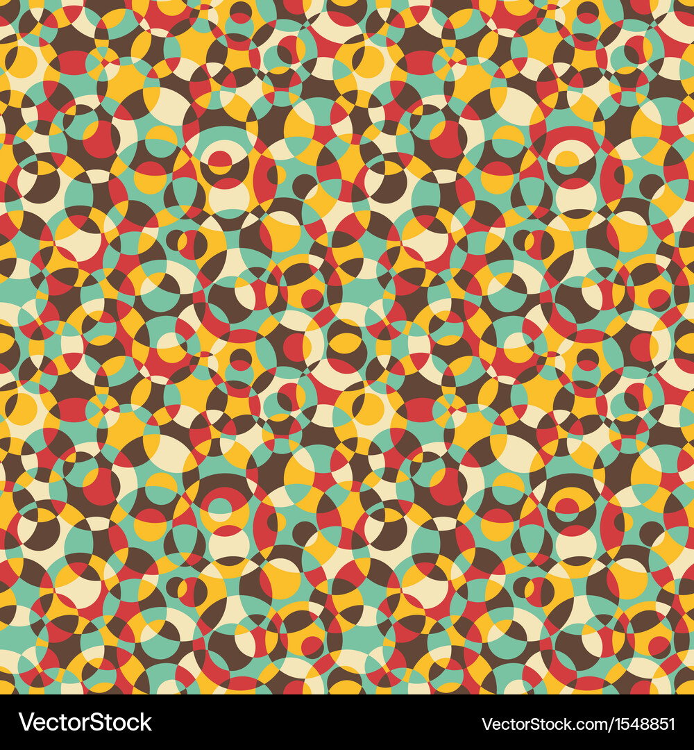 Seamless abstract texture with circles Vector Image