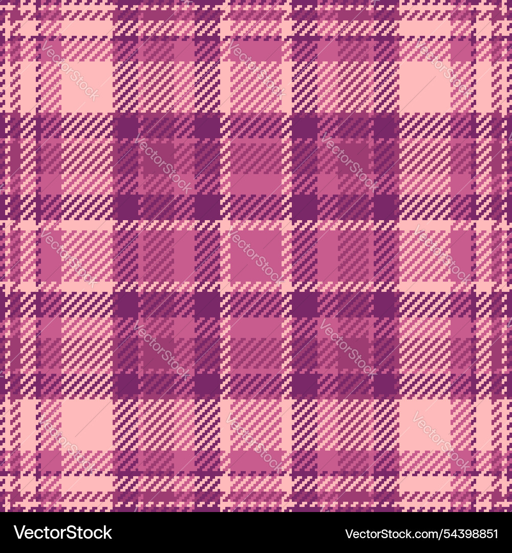 Stylish pattern texture lilac tartan check Vector Image