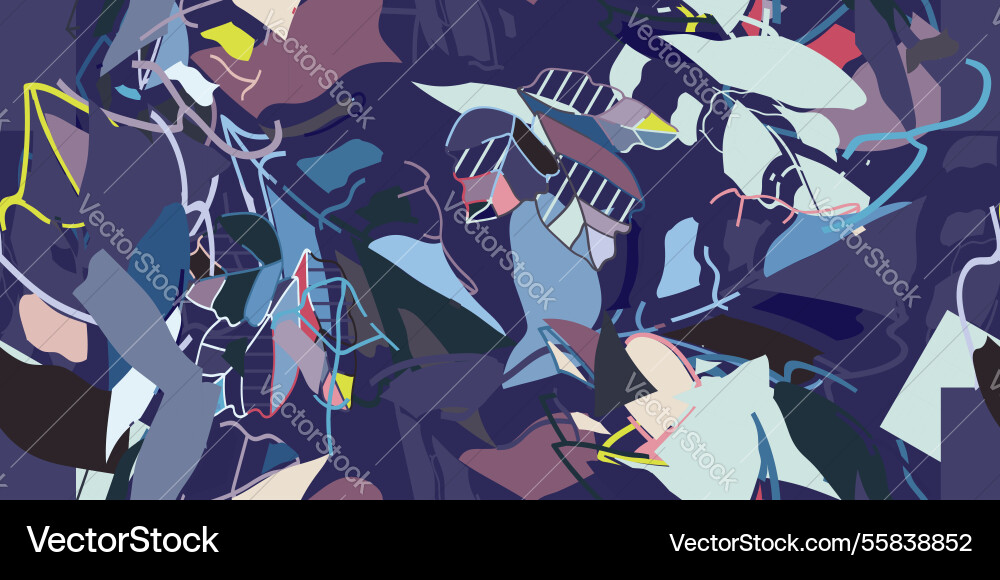 Abstract composition featuring dynamic colors Abstract composition featuring dynamic colors Vector Image