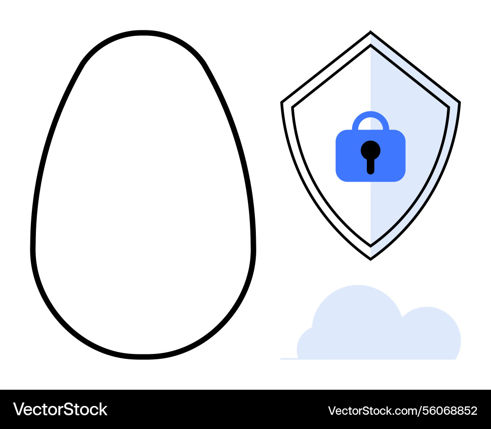 Concept of secure digital connection with abstract Concept of secure digital connection with abstract Vector Image