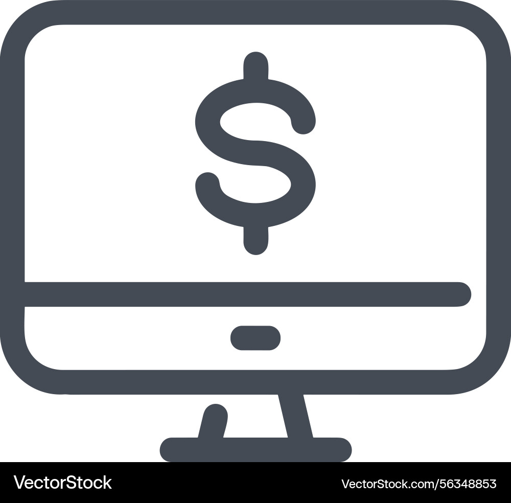 Computer icon symbol image vector image