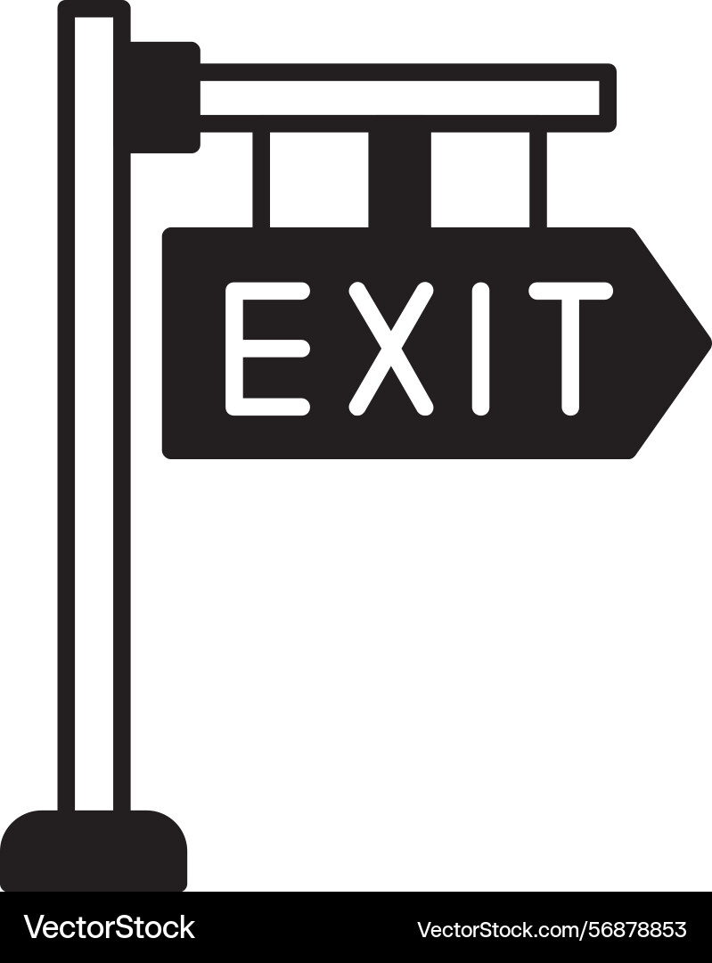 Exit icon Vector Image