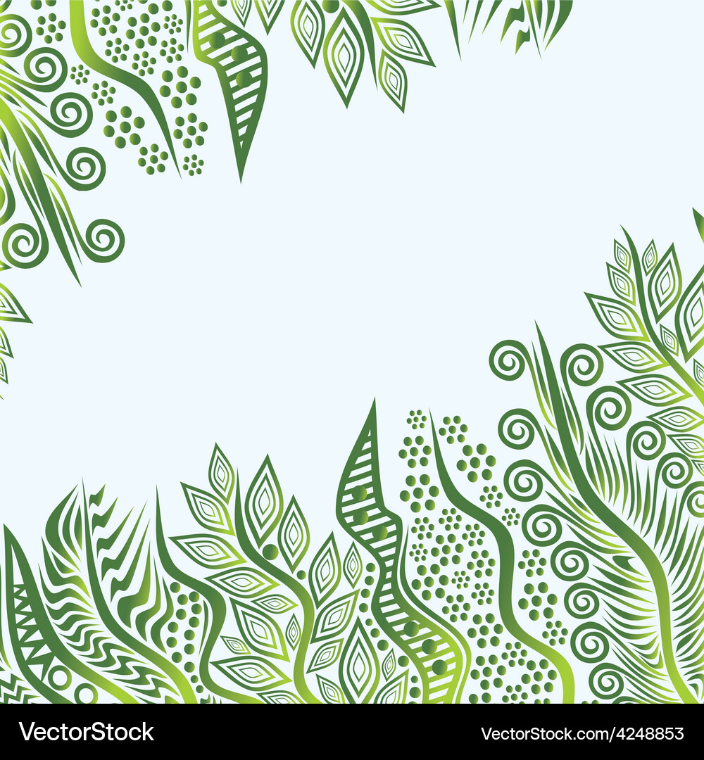 Nature pattern background Vector Image