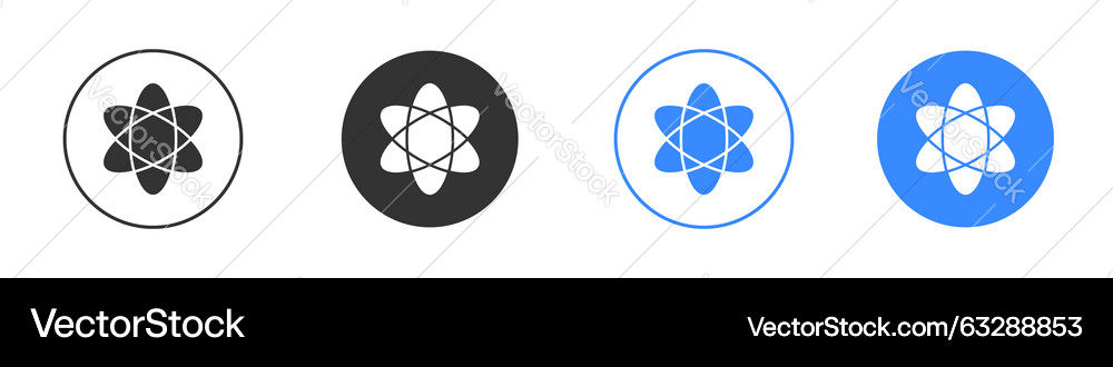 React Icon - Circular Logo – Royalty-Free Vector | VectorStock