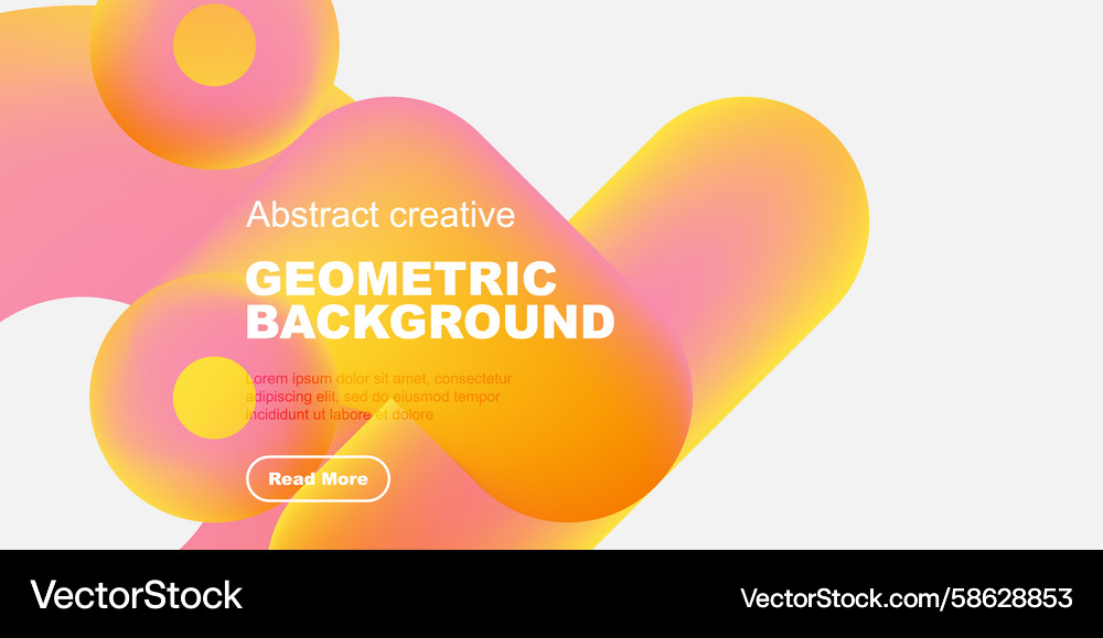 Vibrant abstract shapes blend creating dynamic Vibrant abstract shapes blend creating dynamic Vector Image