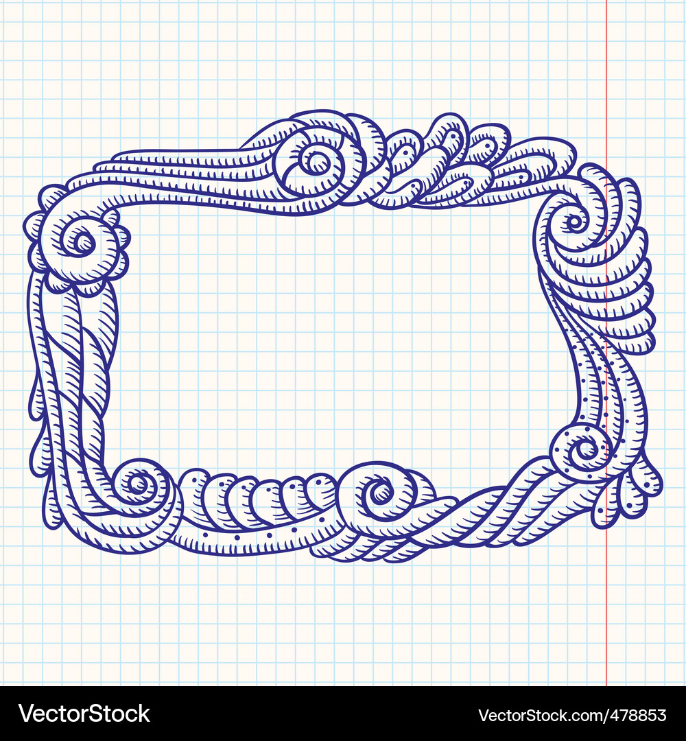 Vintage Frame Border Vector Image