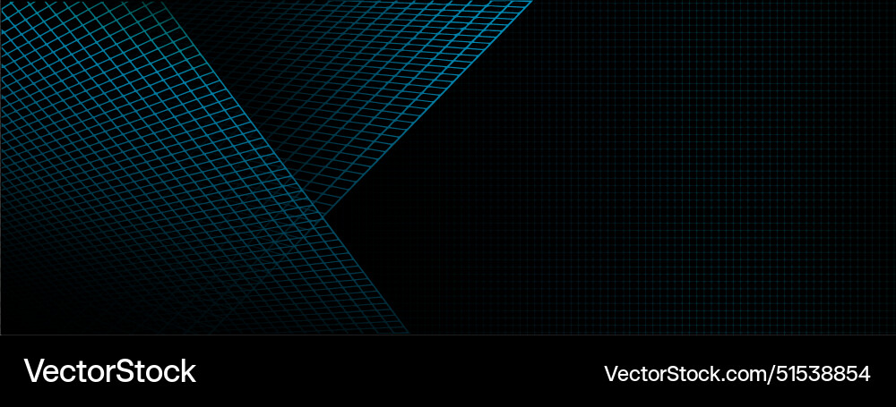 Shapes created with lines in the space Vector Image