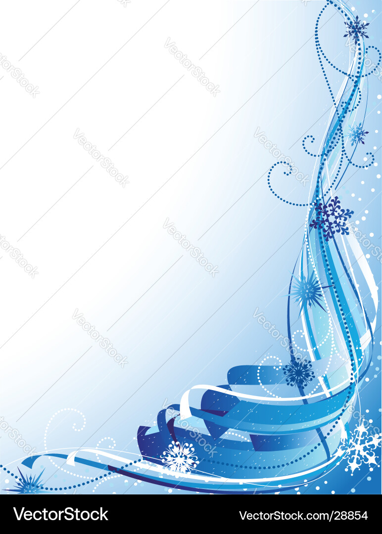 Winter Snowflake Background Royalty Free Vector Image