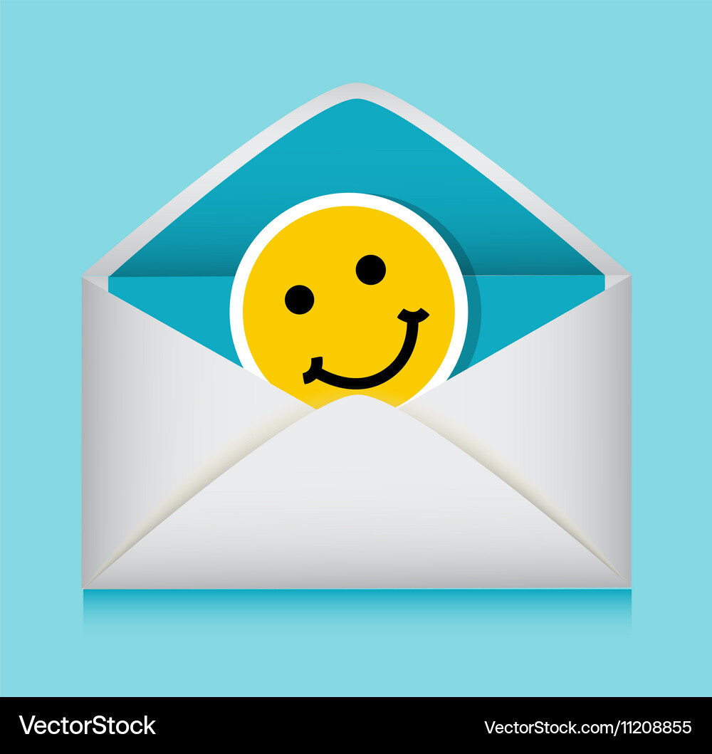 Message in an envelope Vector Image